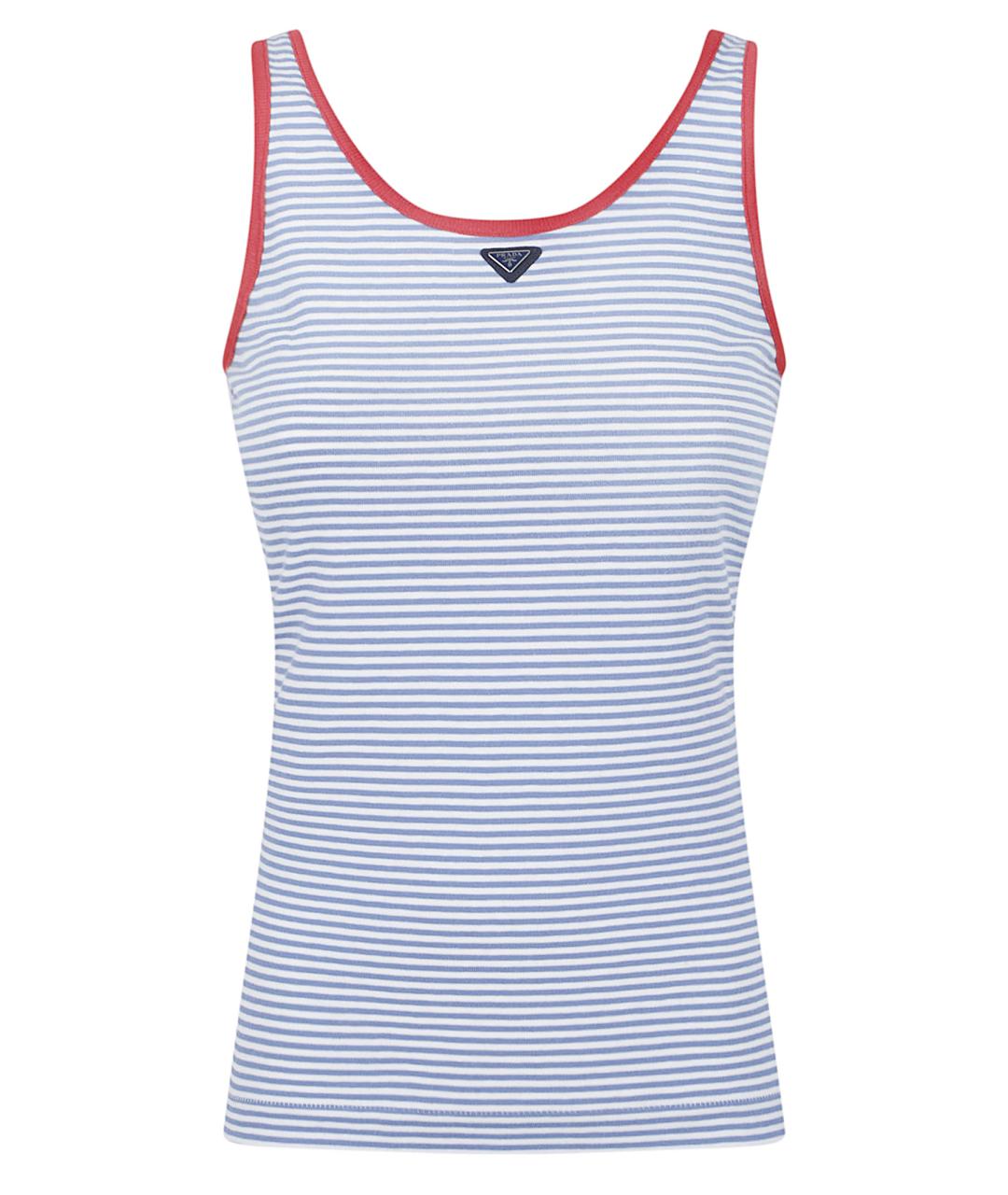 PRADA Мульти хлопковая майка, фото 1