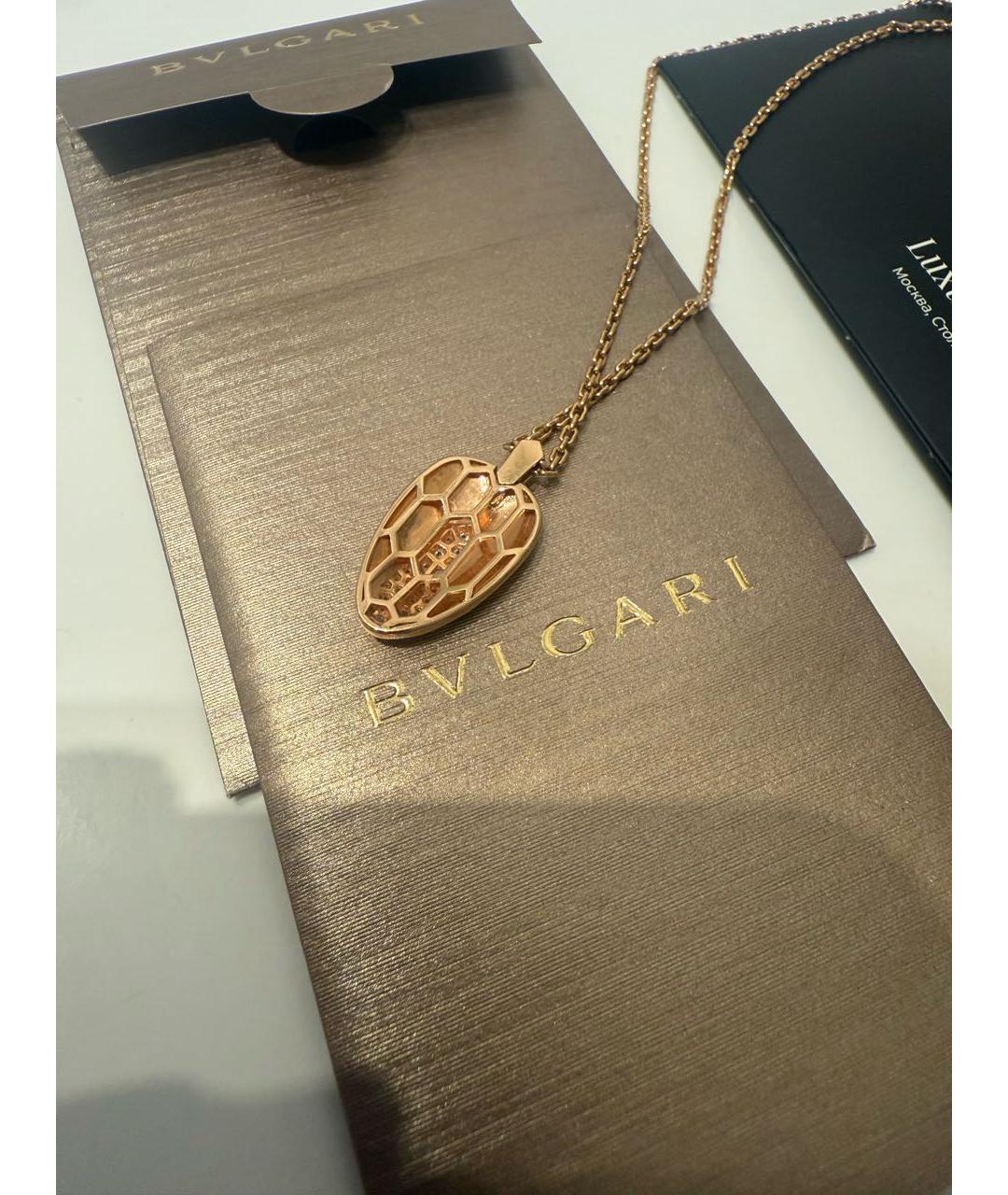 BVLGARI Золотое колье из желтого золота, фото 3