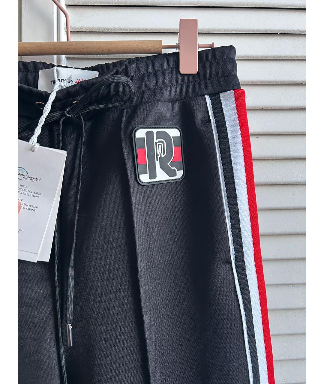 PACO RABANNE Черные полиэстеровые спортивные брюки и шорты, фото 3