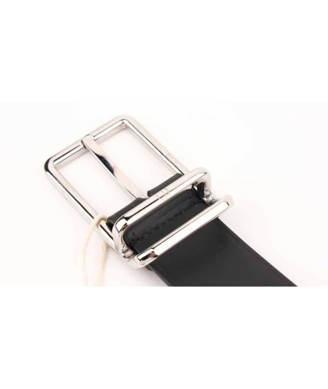 DUNHILL Черная кожаная поясная сумка, фото 7