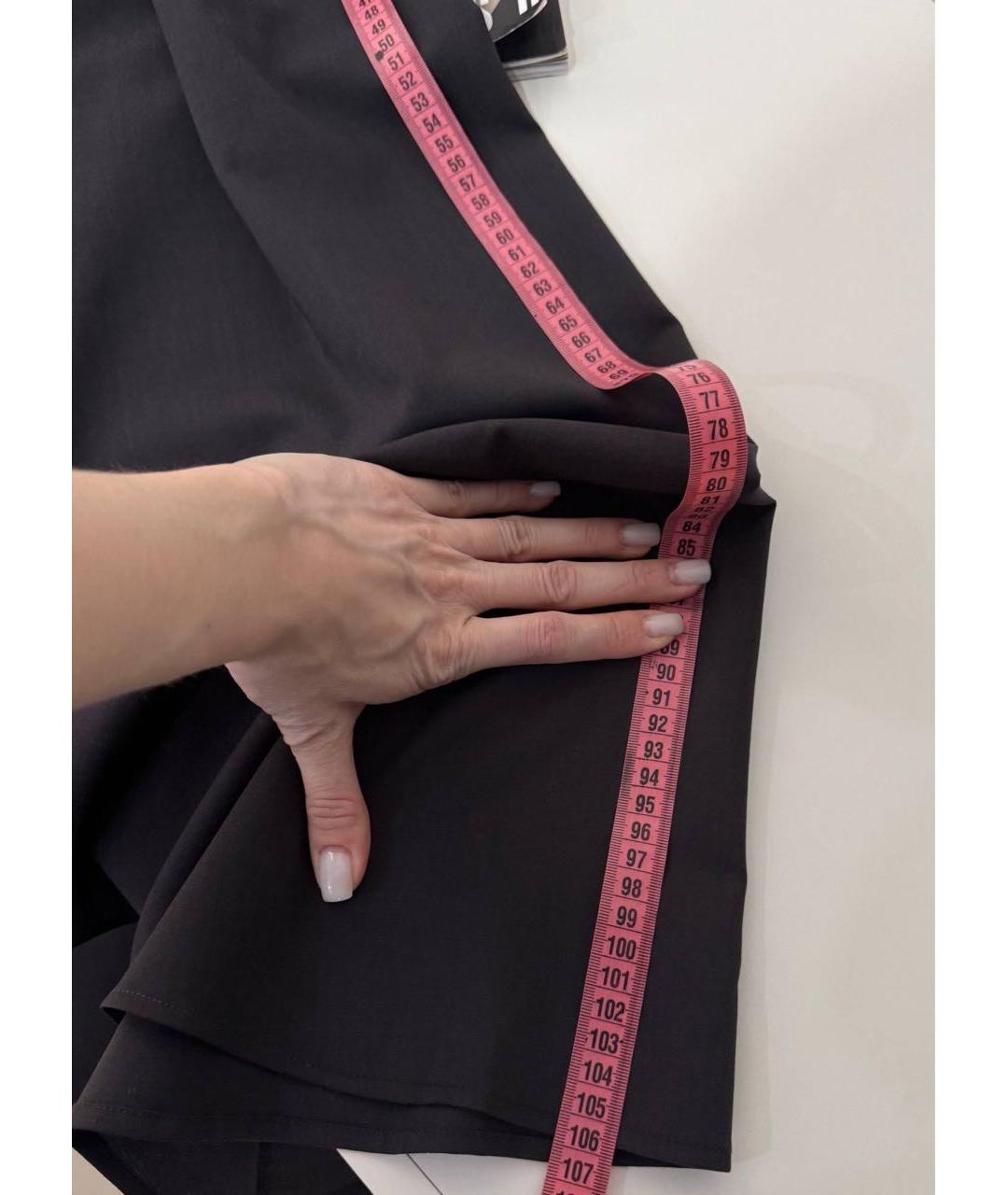 BRUNELLO CUCINELLI Антрацитовая шерстяная юбка макси, фото 8