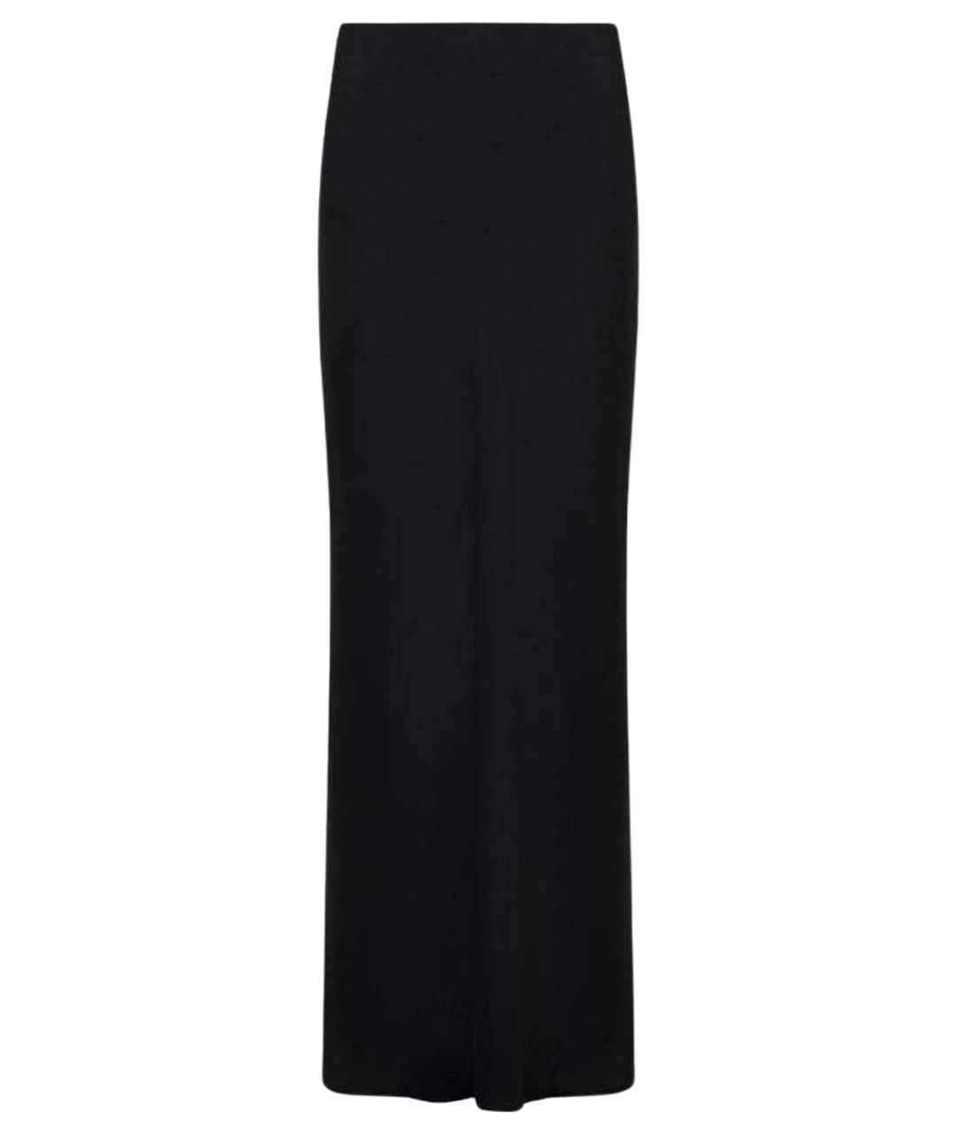 BRUNELLO CUCINELLI Антрацитовая шерстяная юбка макси, фото 1