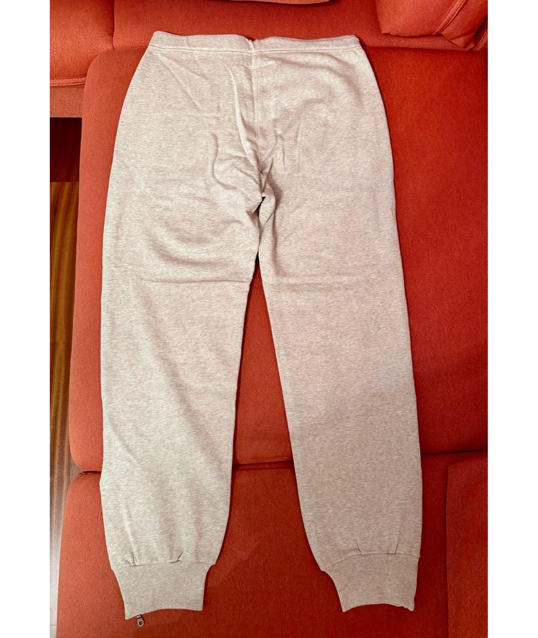 MM6 MAISON MARGIELA Бежевые хлопковые спортивные брюки и шорты, фото 2