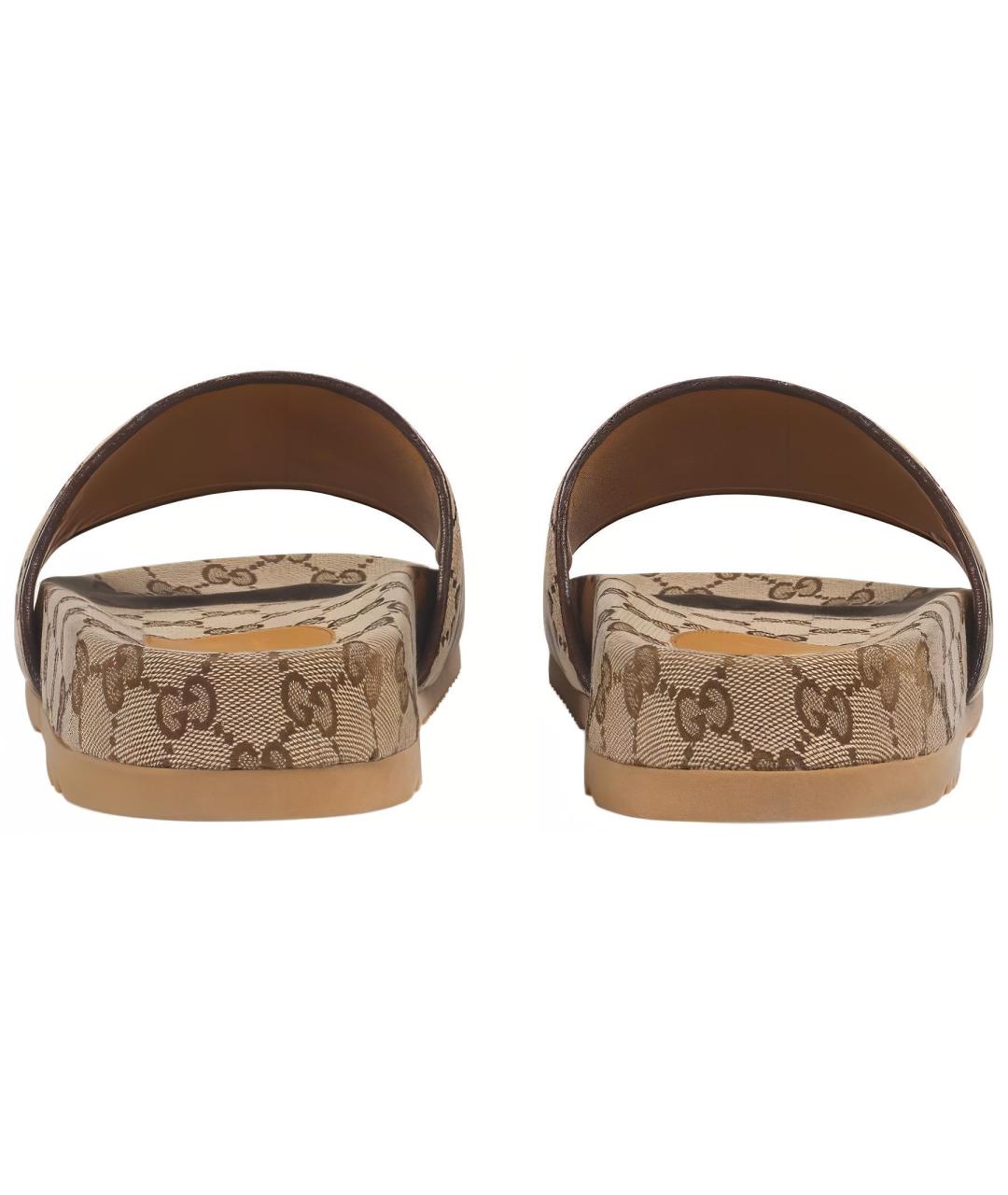 GUCCI Бежевые сандалии, фото 5