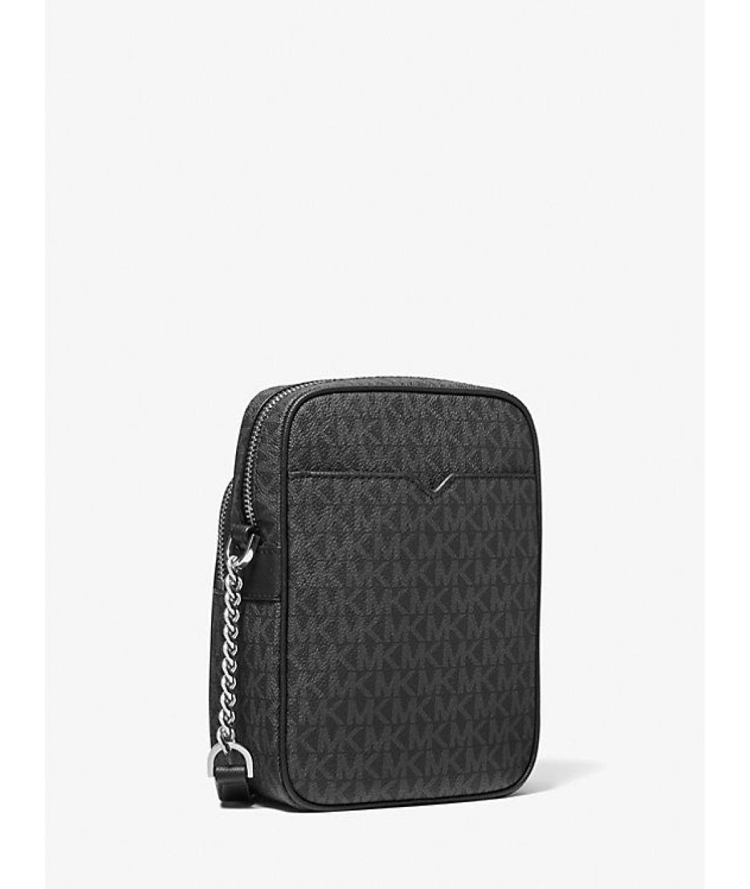 MICHAEL KORS Черная сумка через плечо из искусственной кожи, фото 2