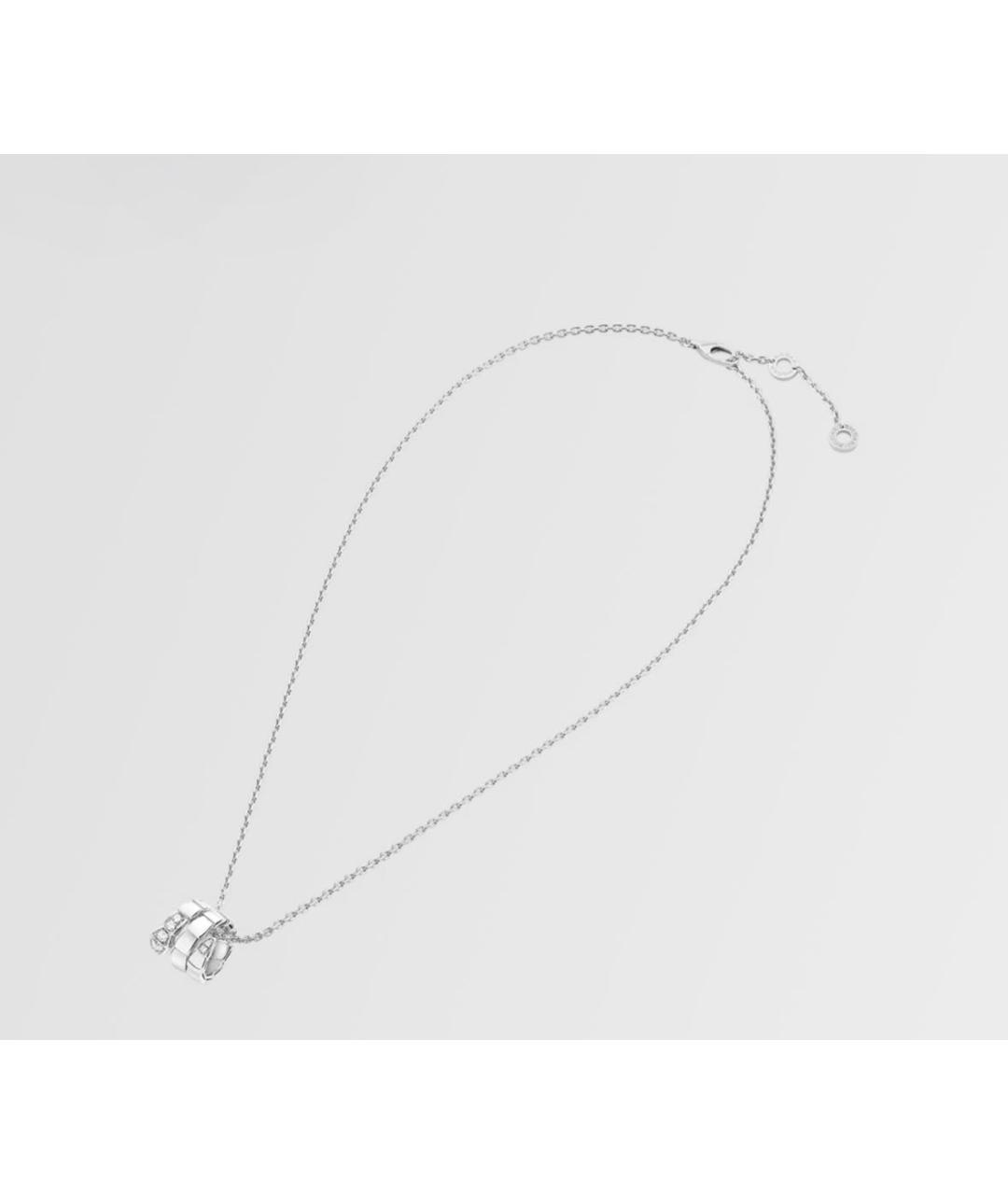BVLGARI Серебряная подвеска из белого золота, фото 2
