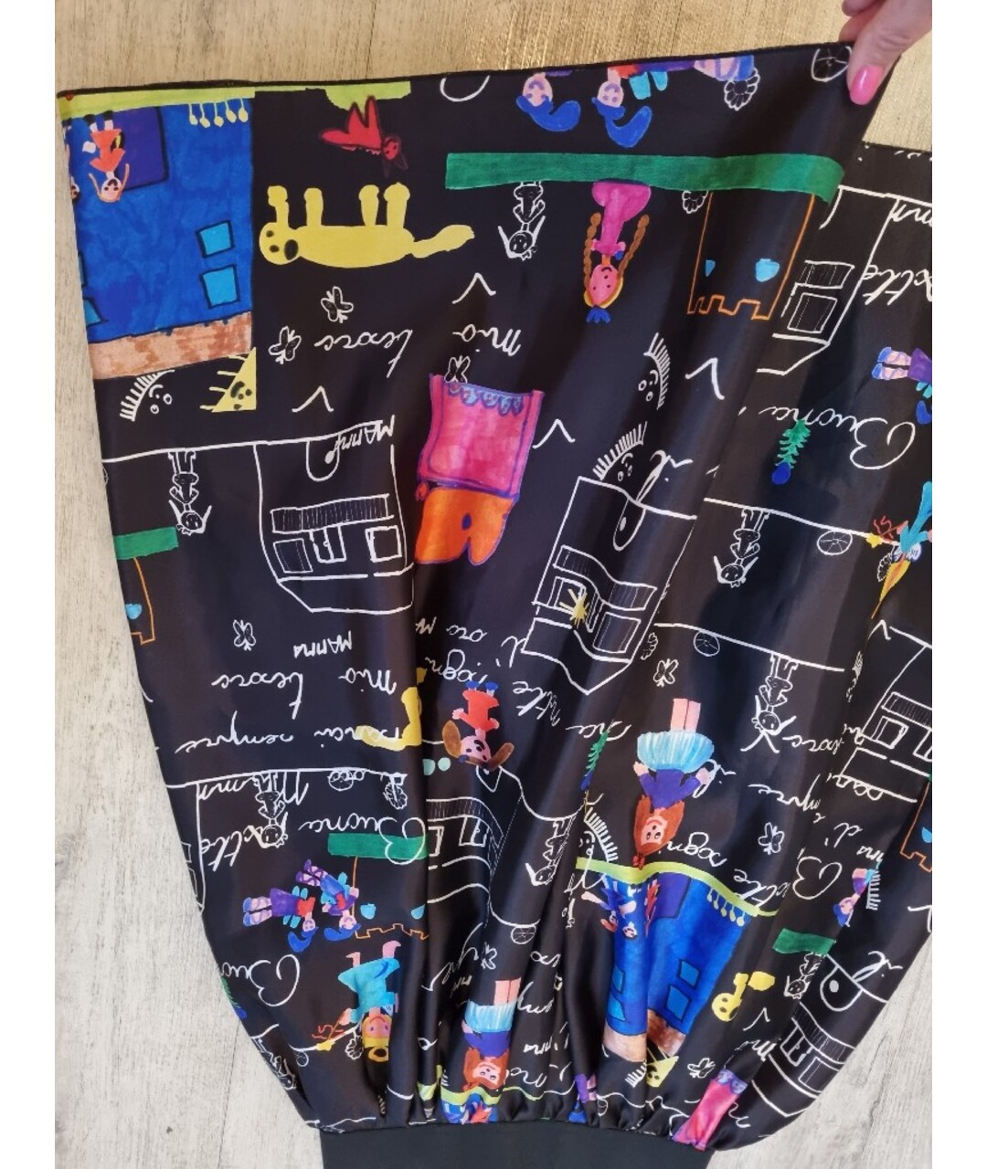 DOLCE&GABBANA Мульти шелковая юбка макси, фото 2