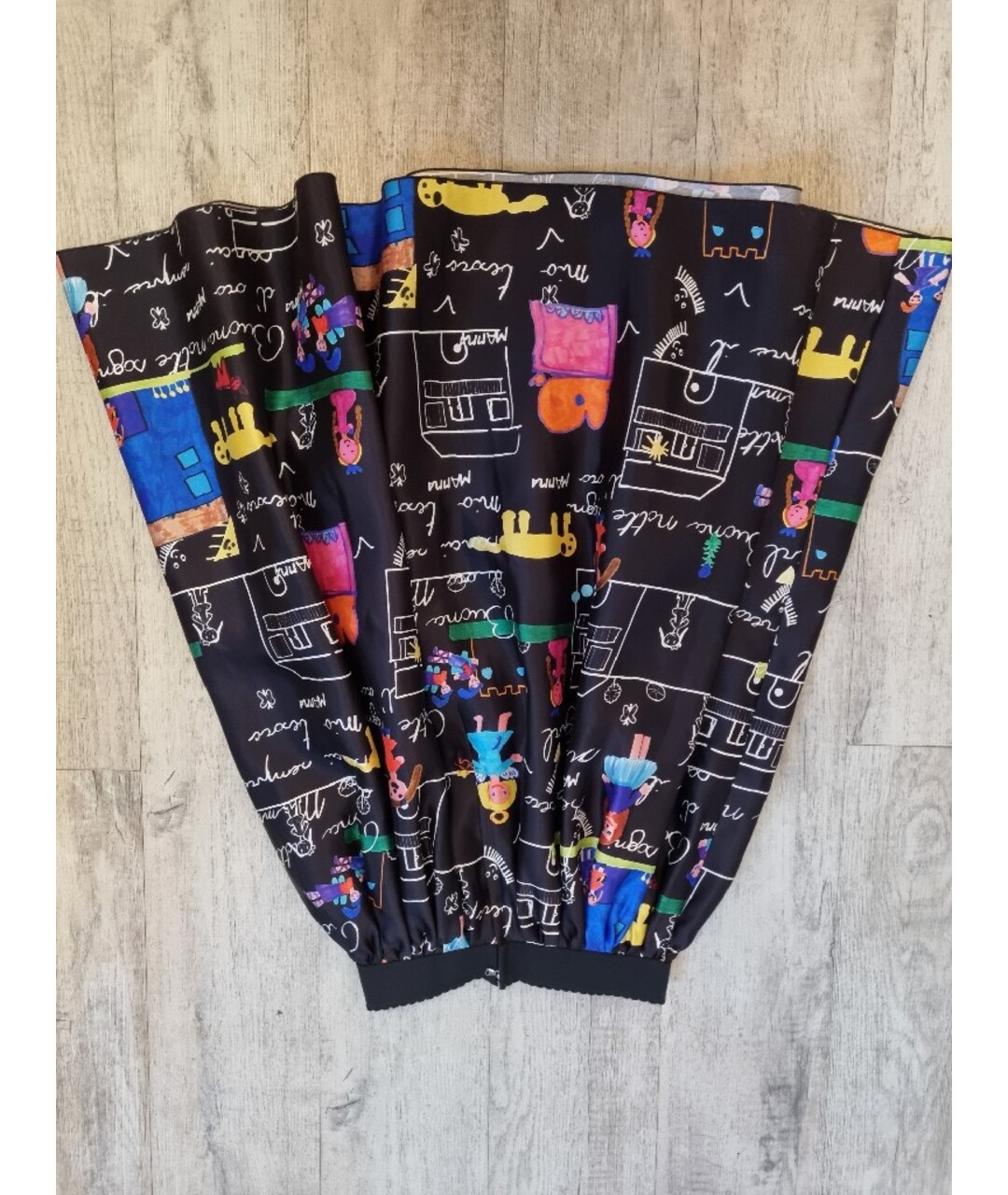 DOLCE&GABBANA Мульти шелковая юбка макси, фото 4