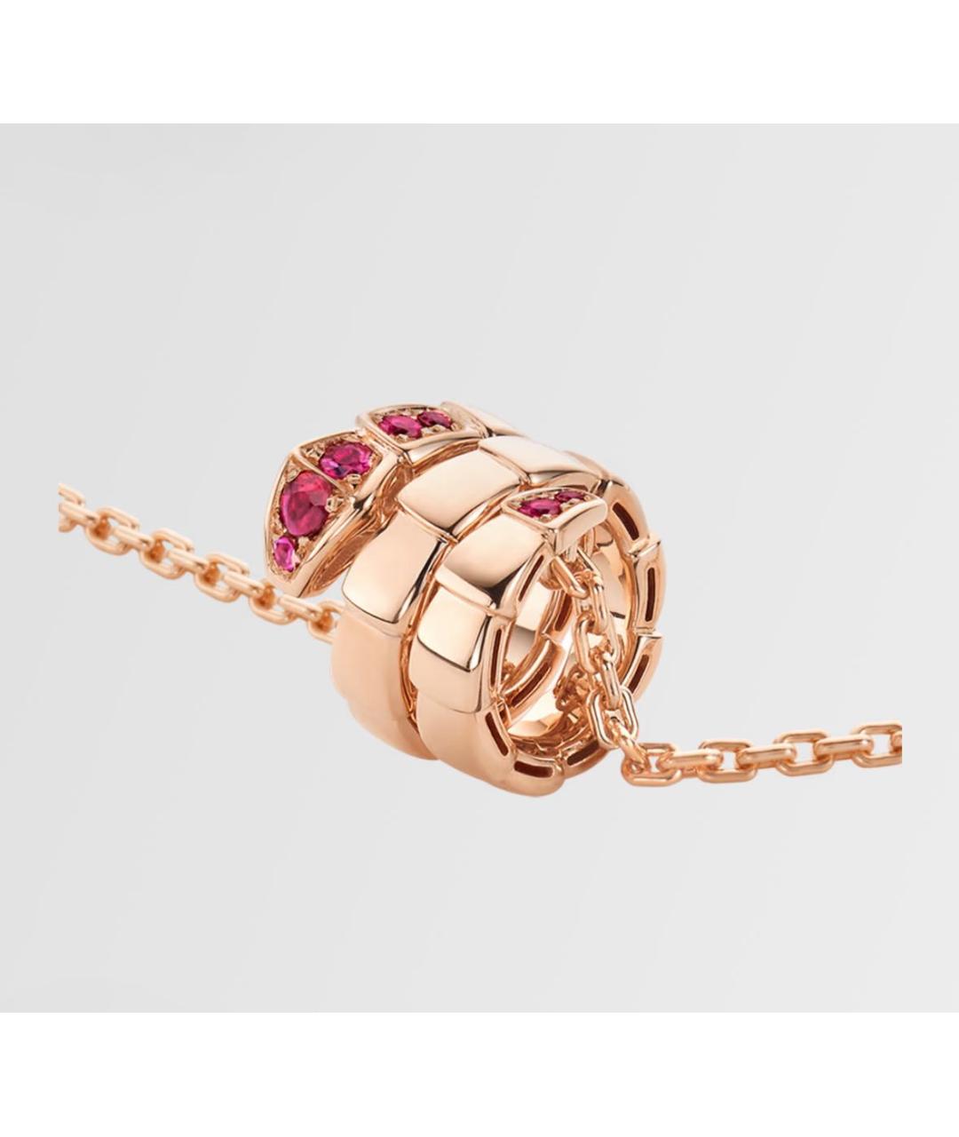 BVLGARI Золотая подвеска из розового золота, фото 3