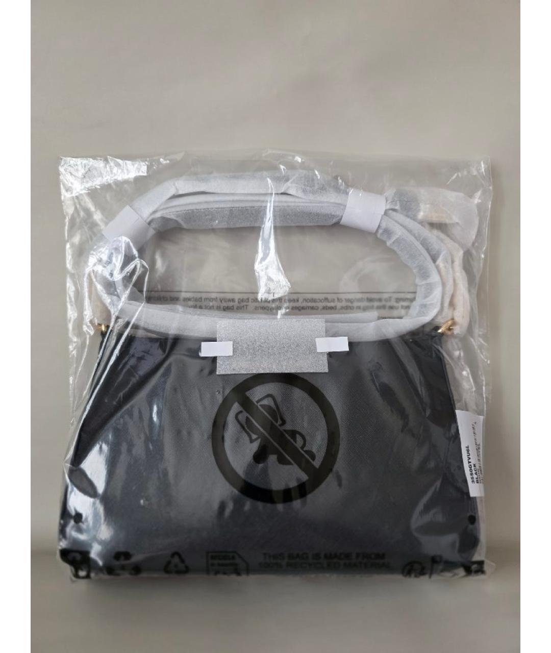 MICHAEL KORS Черная кожаная сумка через плечо, фото 4