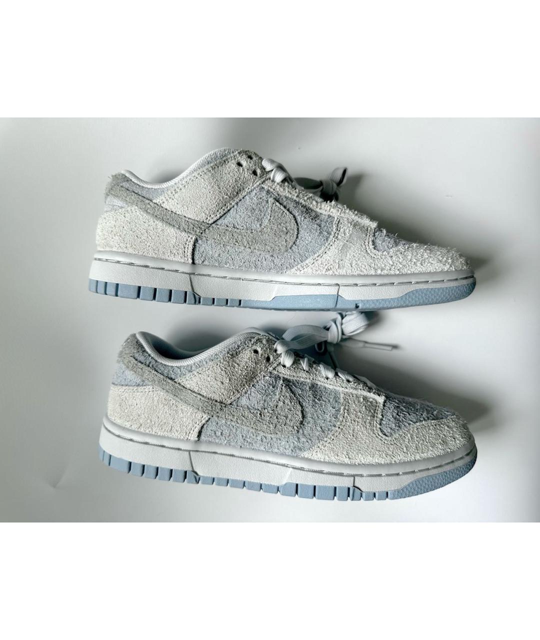 NIKE Голубые замшевые кроссовки, фото 2