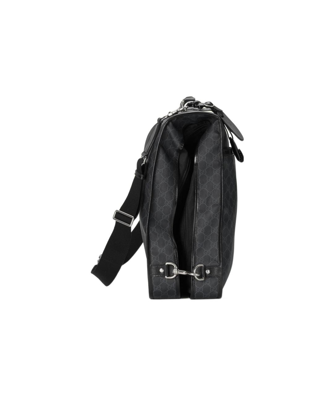 GUCCI Черный портфель, фото 5