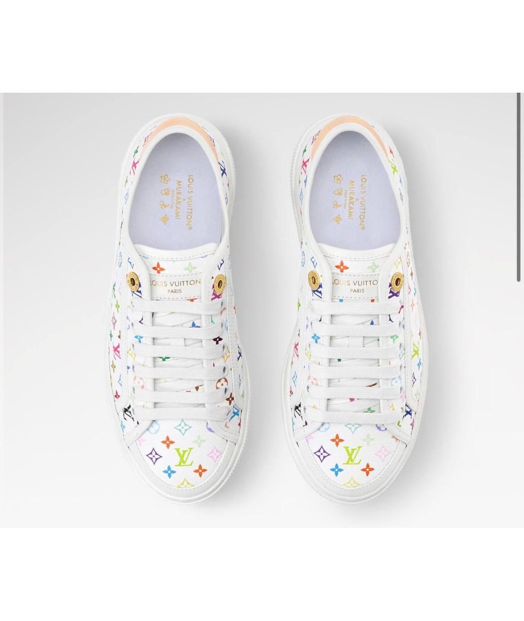 LOUIS VUITTON Белые кеды, фото 3