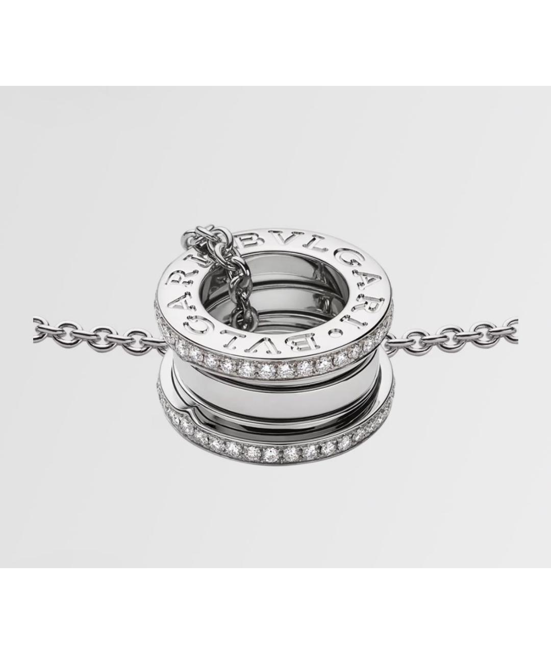 BVLGARI Серебряная подвеска из белого золота, фото 3