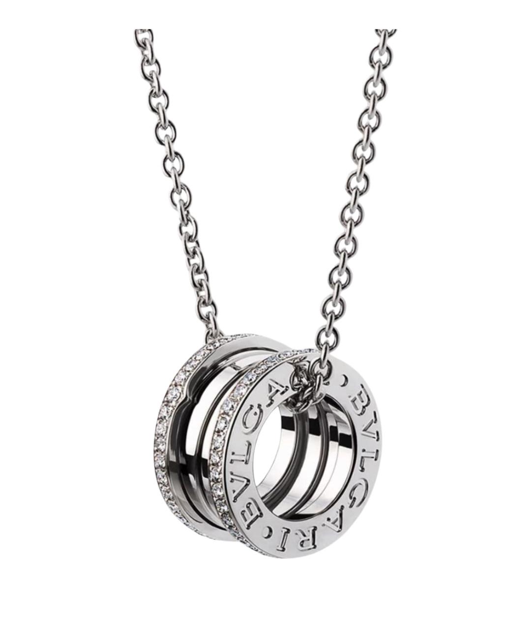 BVLGARI Серебряная подвеска из белого золота, фото 1