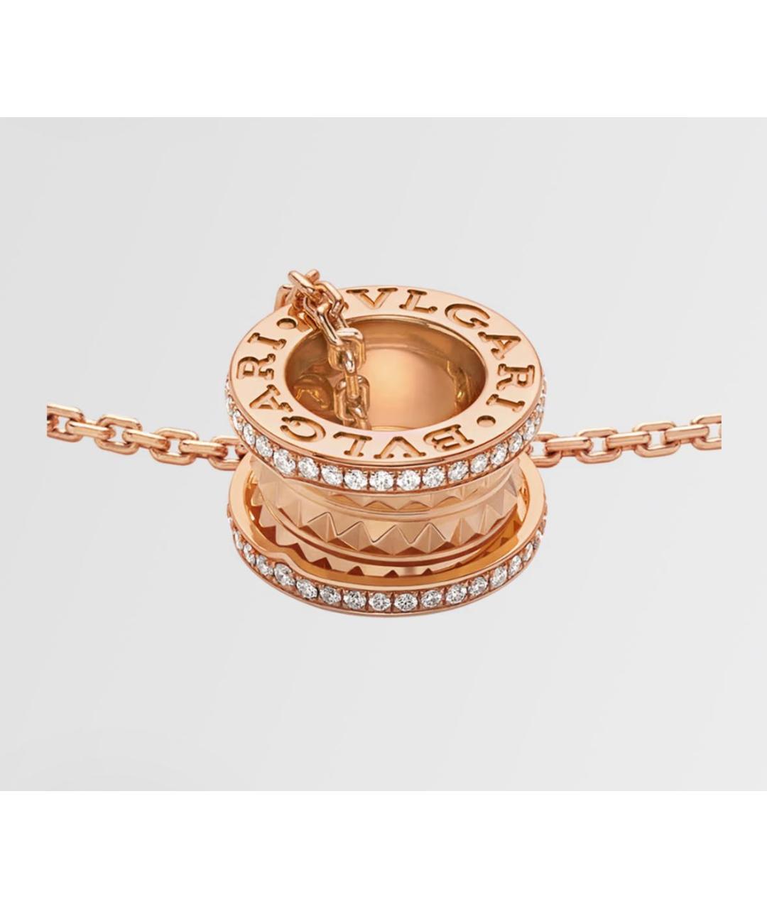 BVLGARI Золотая подвеска из розового золота, фото 3