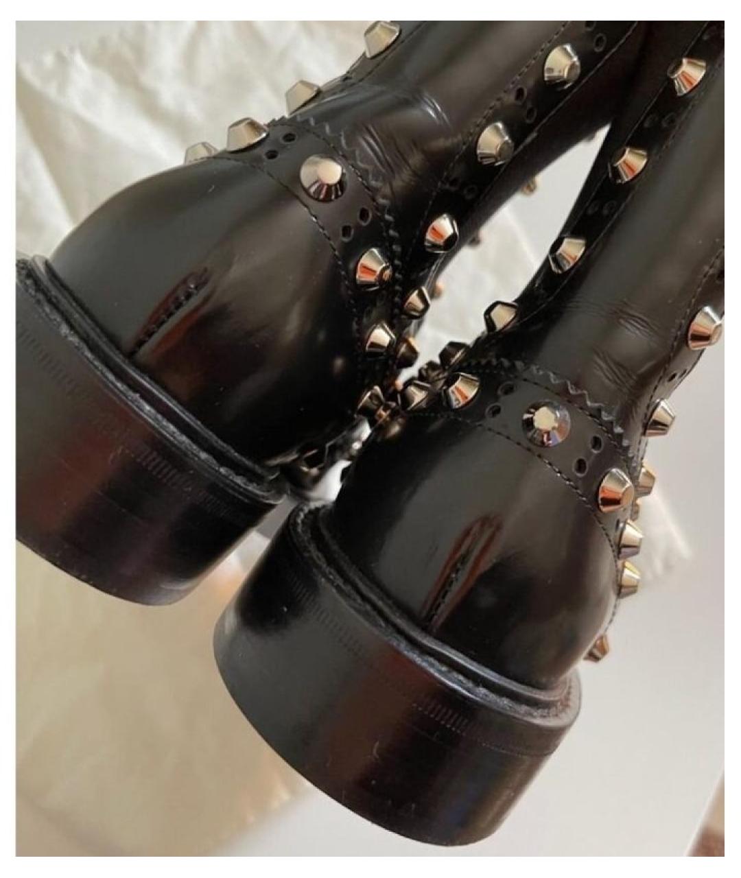 BALENCIAGA Черные кожаные полусапоги, фото 6