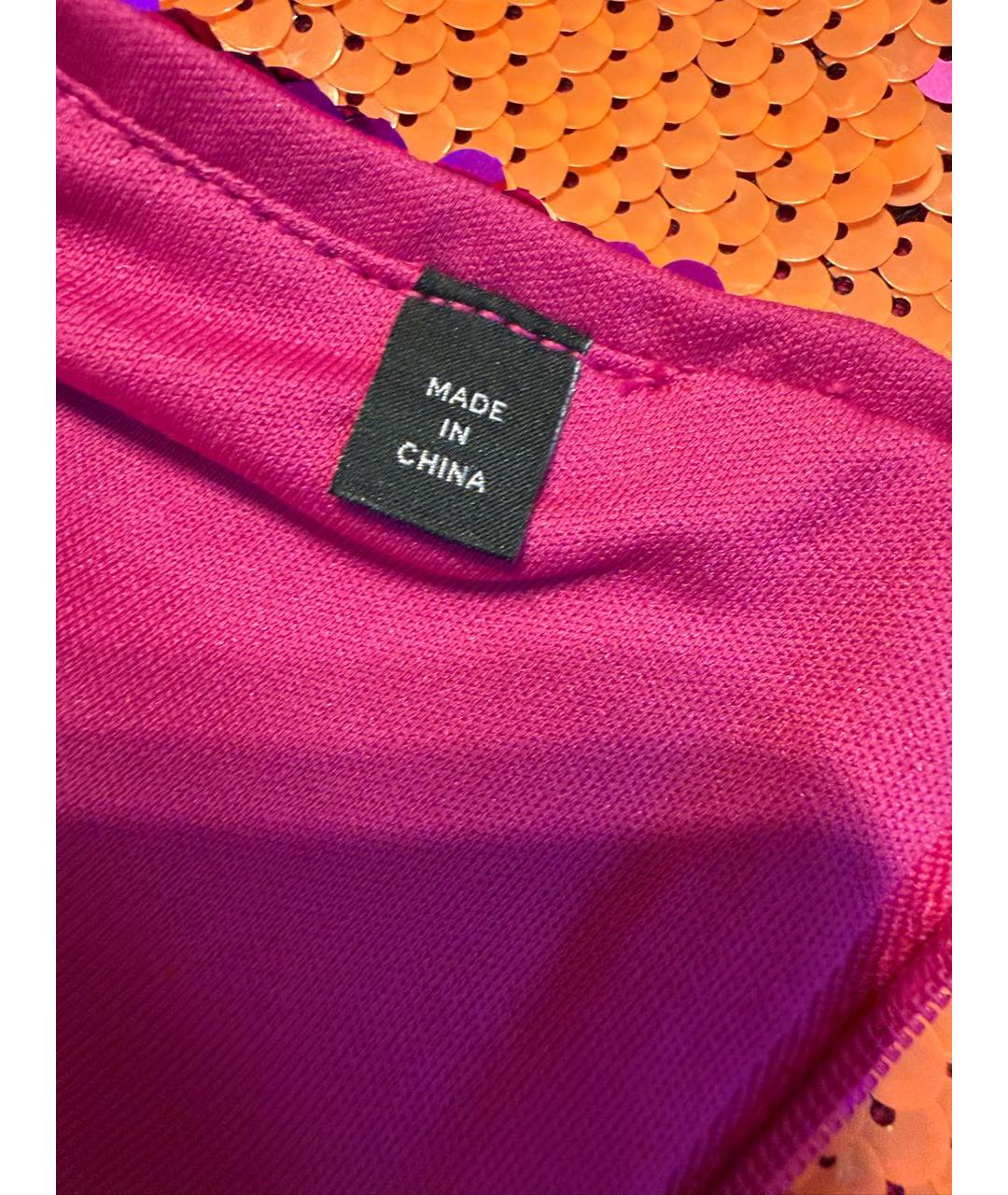 ARMANI EXCHANGE Мульти полиэстеровое коктейльное платье, фото 5