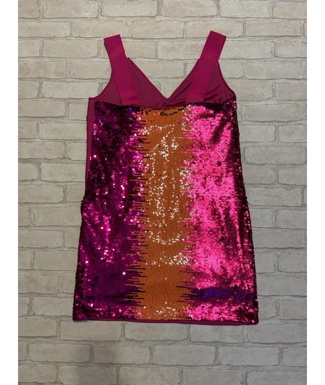 ARMANI EXCHANGE Мульти полиэстеровое коктейльное платье, фото 2