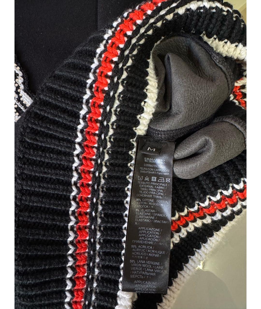 ERMANNO SCERVINO Черный хлопко-эластановый спортивные костюмы, фото 8