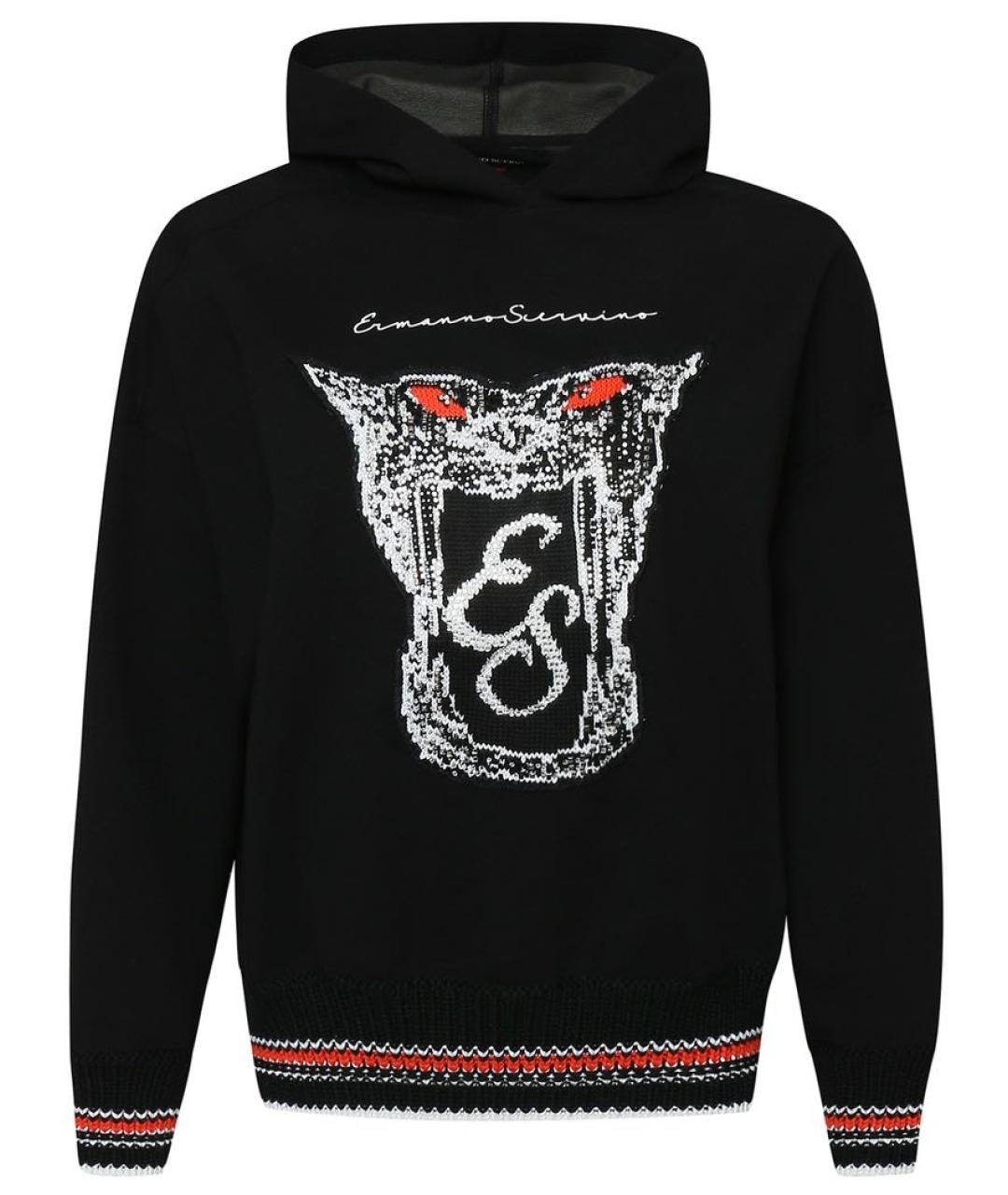 ERMANNO SCERVINO Черный хлопко-эластановый спортивные костюмы, фото 2