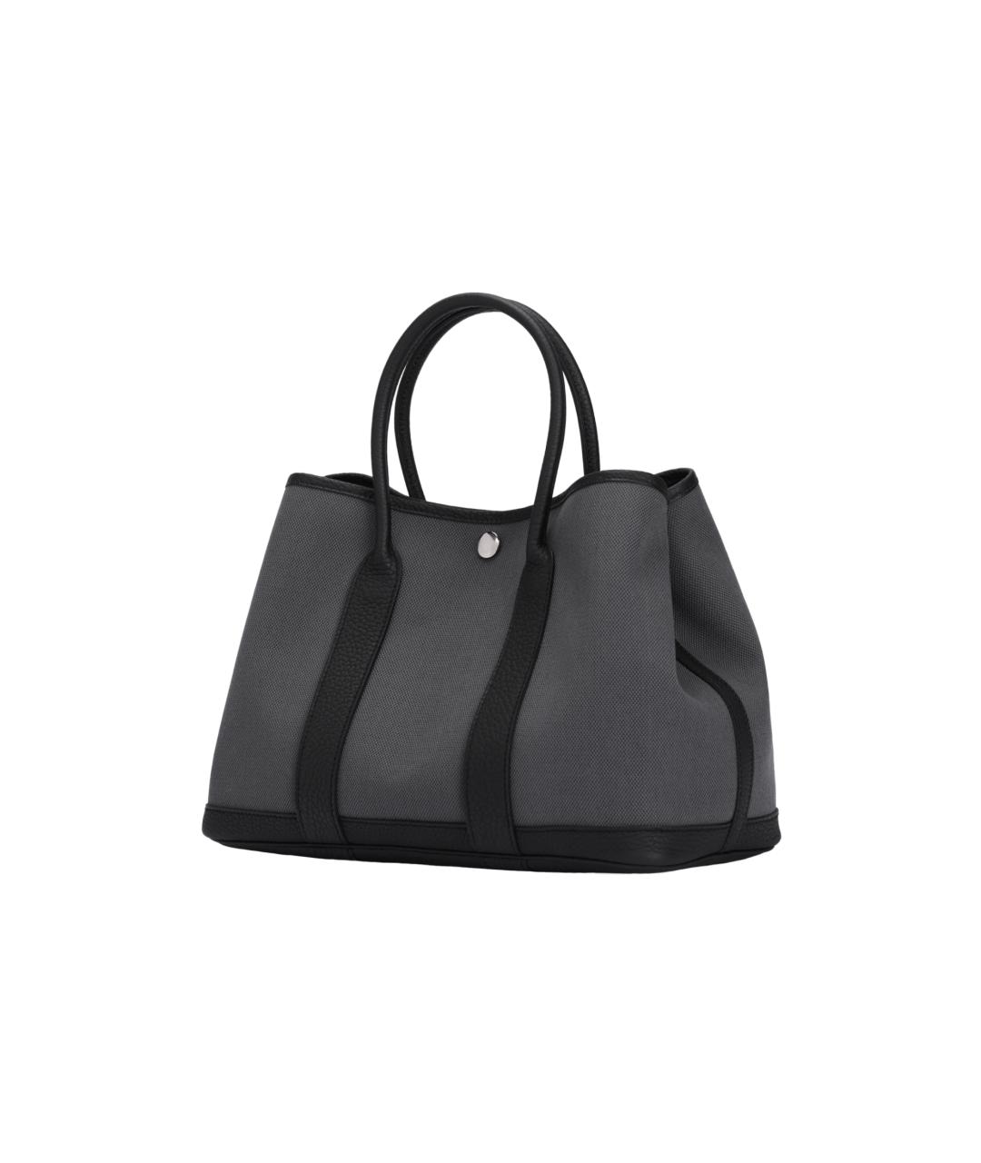 HERMES Серая сумка тоут, фото 5