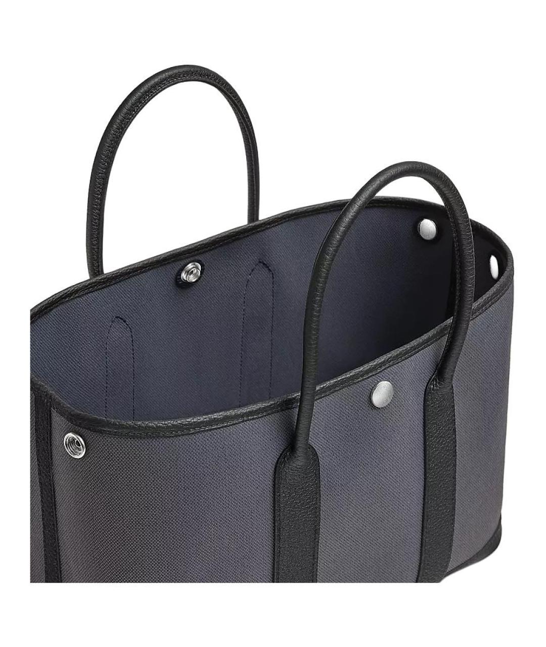 HERMES Серая сумка тоут, фото 3