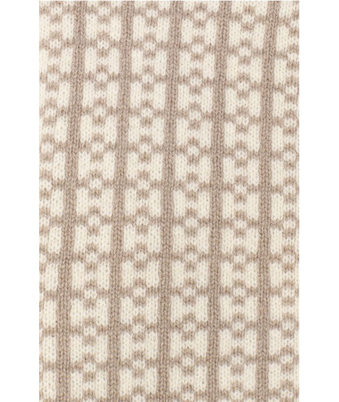 HERMES Бежевые кашемировые варежки, фото 3