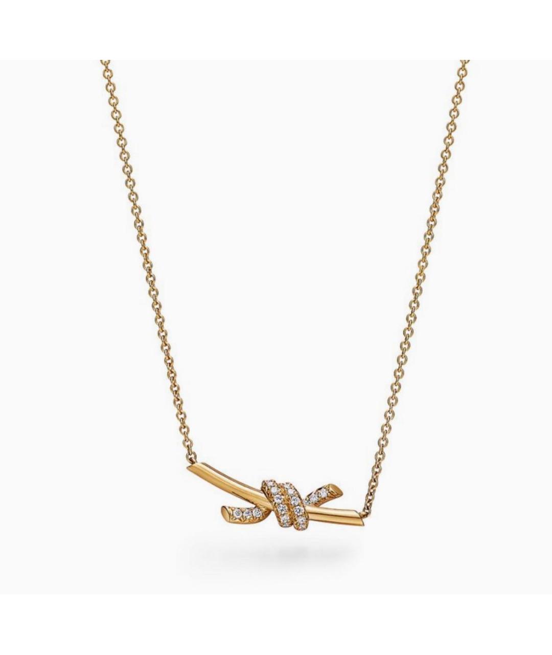 TIFFANY&CO Золотая подвеска из желтого золота, фото 5