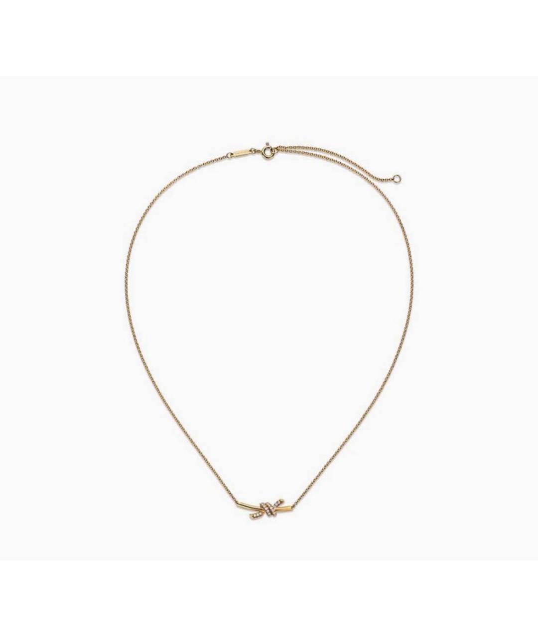 TIFFANY&CO Золотая подвеска из желтого золота, фото 2