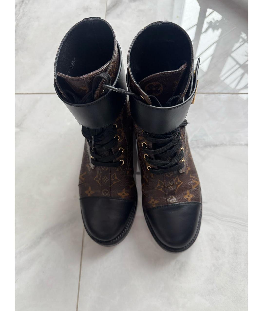 LOUIS VUITTON Коричневые ботинки, фото 3
