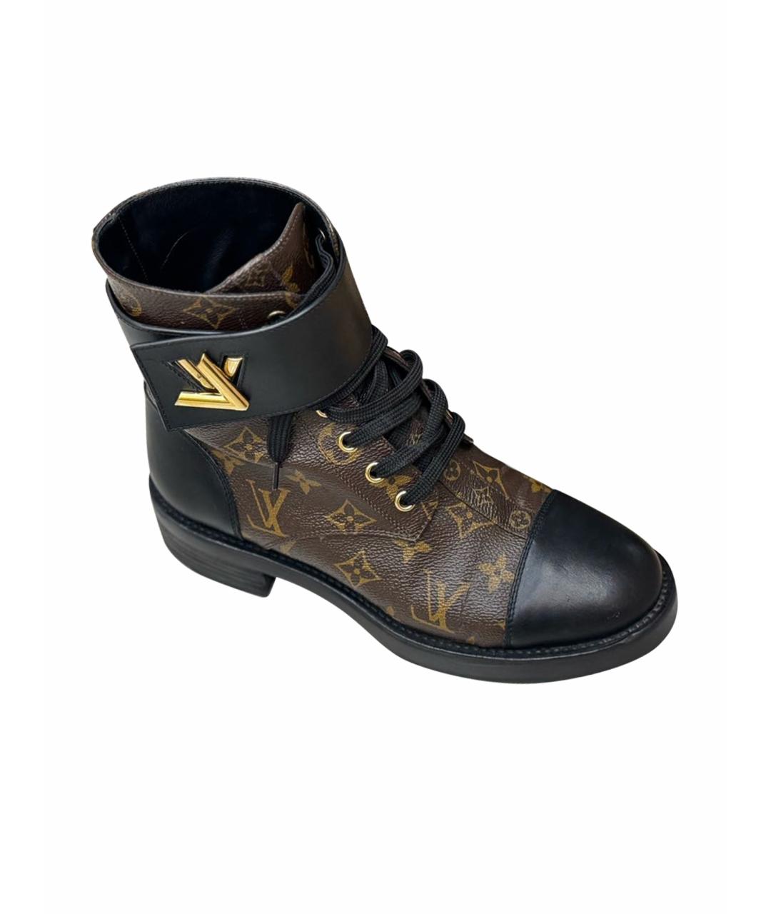 LOUIS VUITTON Коричневые ботинки, фото 9