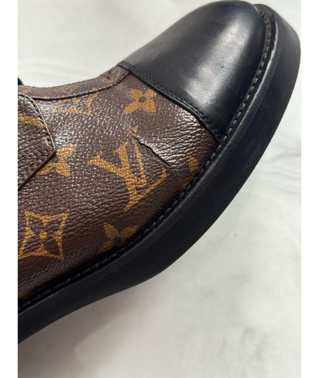 LOUIS VUITTON Коричневые ботинки, фото 7