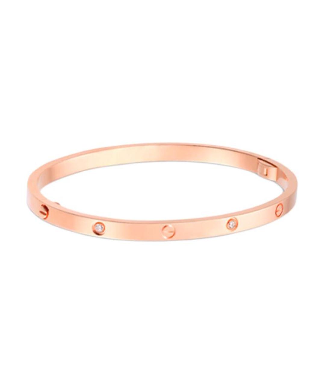 CARTIER Розовый браслет из розового золота, фото 1