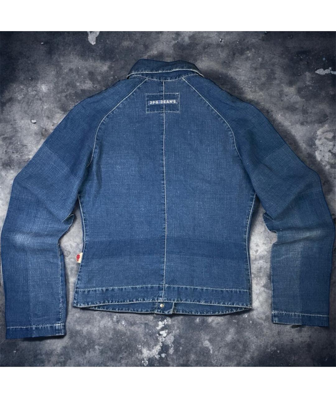 JEAN PAUL GAULTIER Синяя льняная рубашка, фото 2