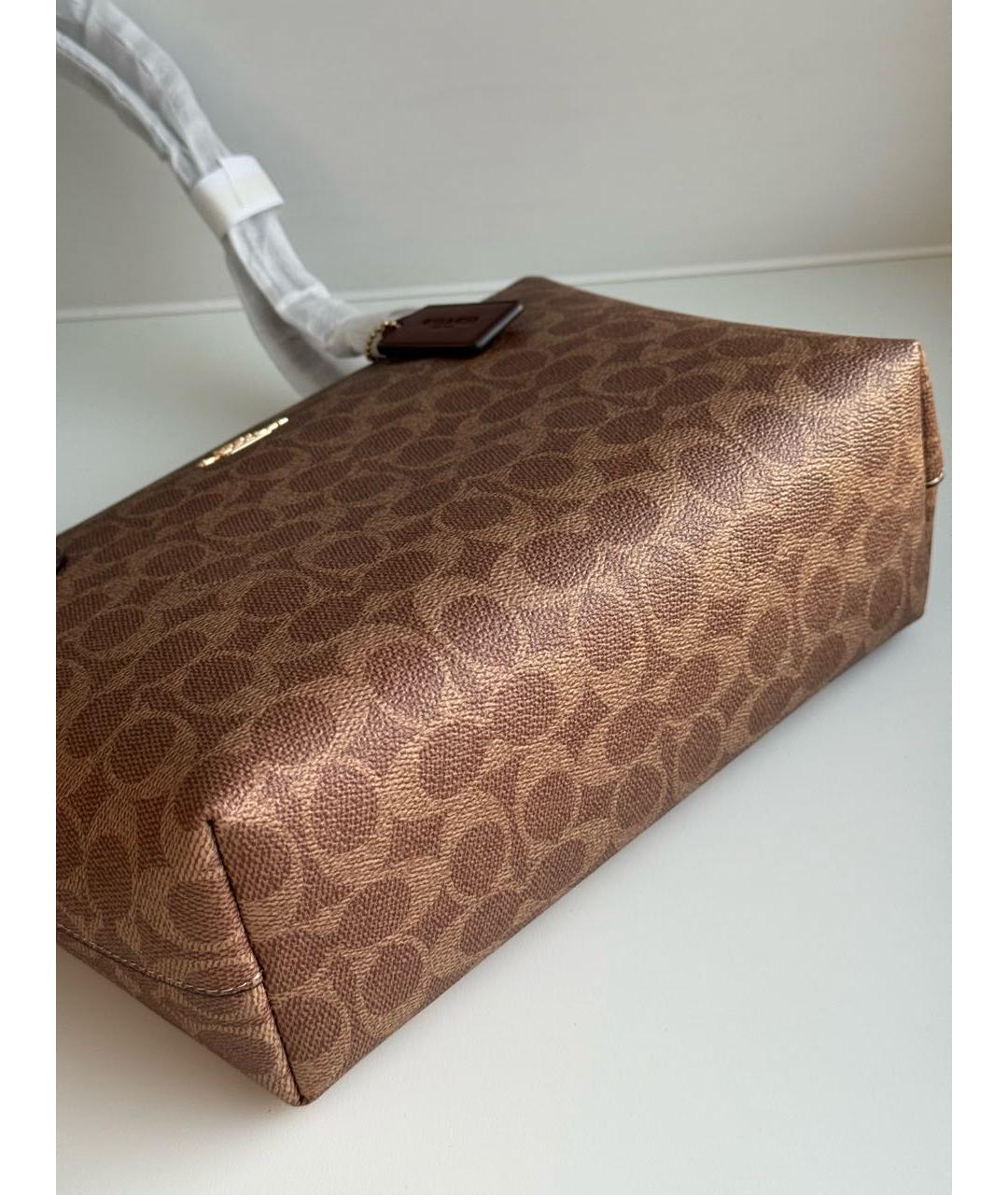 COACH Коричневая сумка через плечо, фото 7