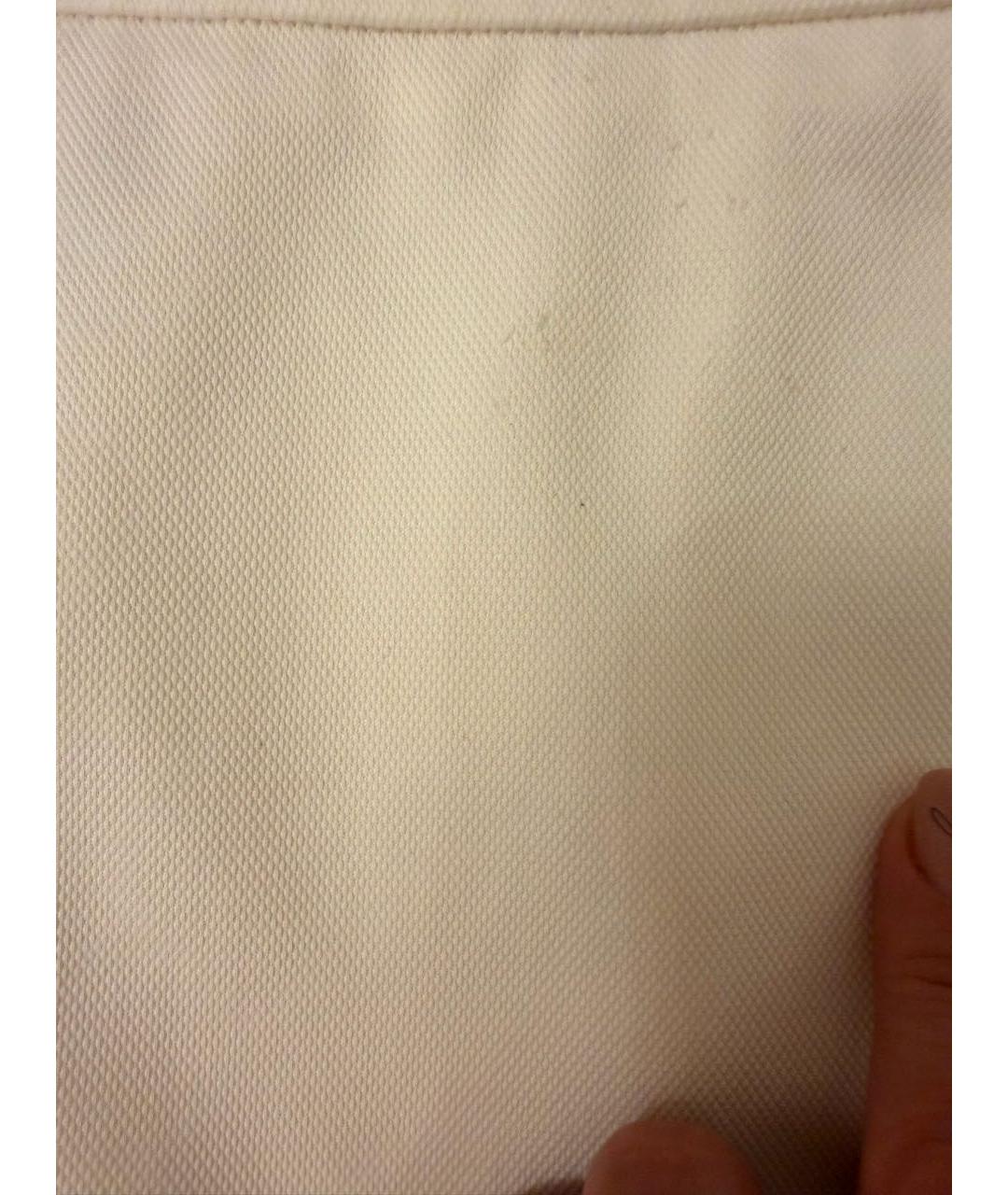 CAROLINA HERRERA Белая хлопковая юбка миди, фото 6