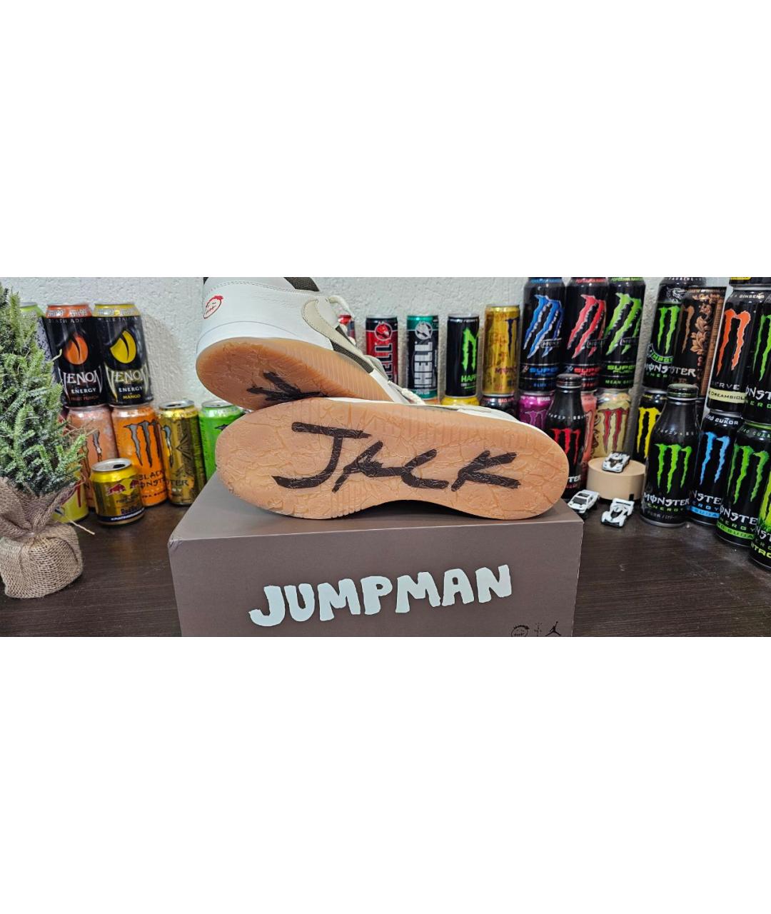 JORDAN Хаки текстильные низкие кроссовки / кеды, фото 4