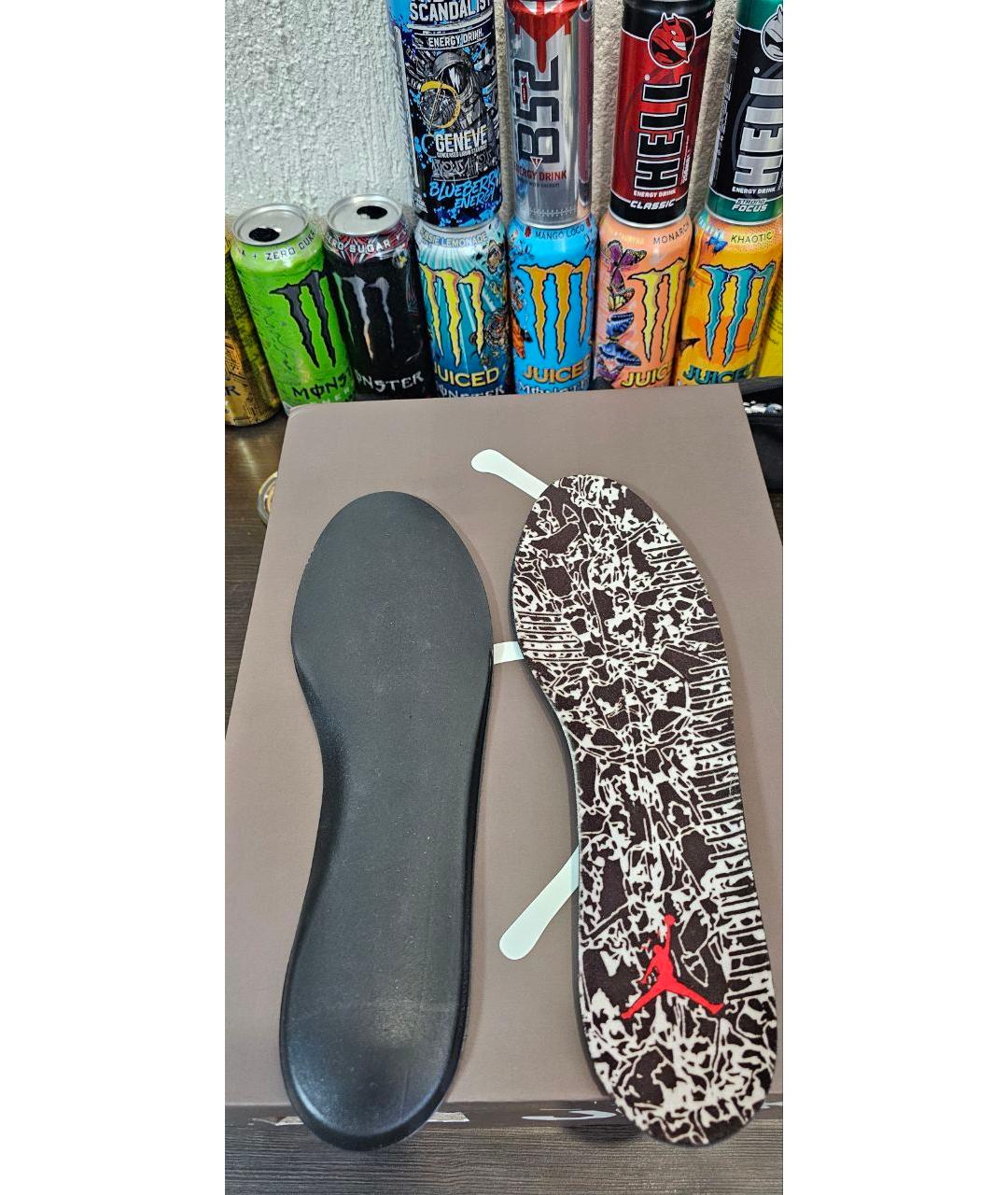 JORDAN Хаки текстильные низкие кроссовки / кеды, фото 9