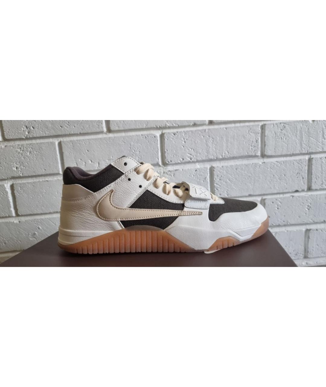 JORDAN Хаки текстильные низкие кроссовки / кеды, фото 10