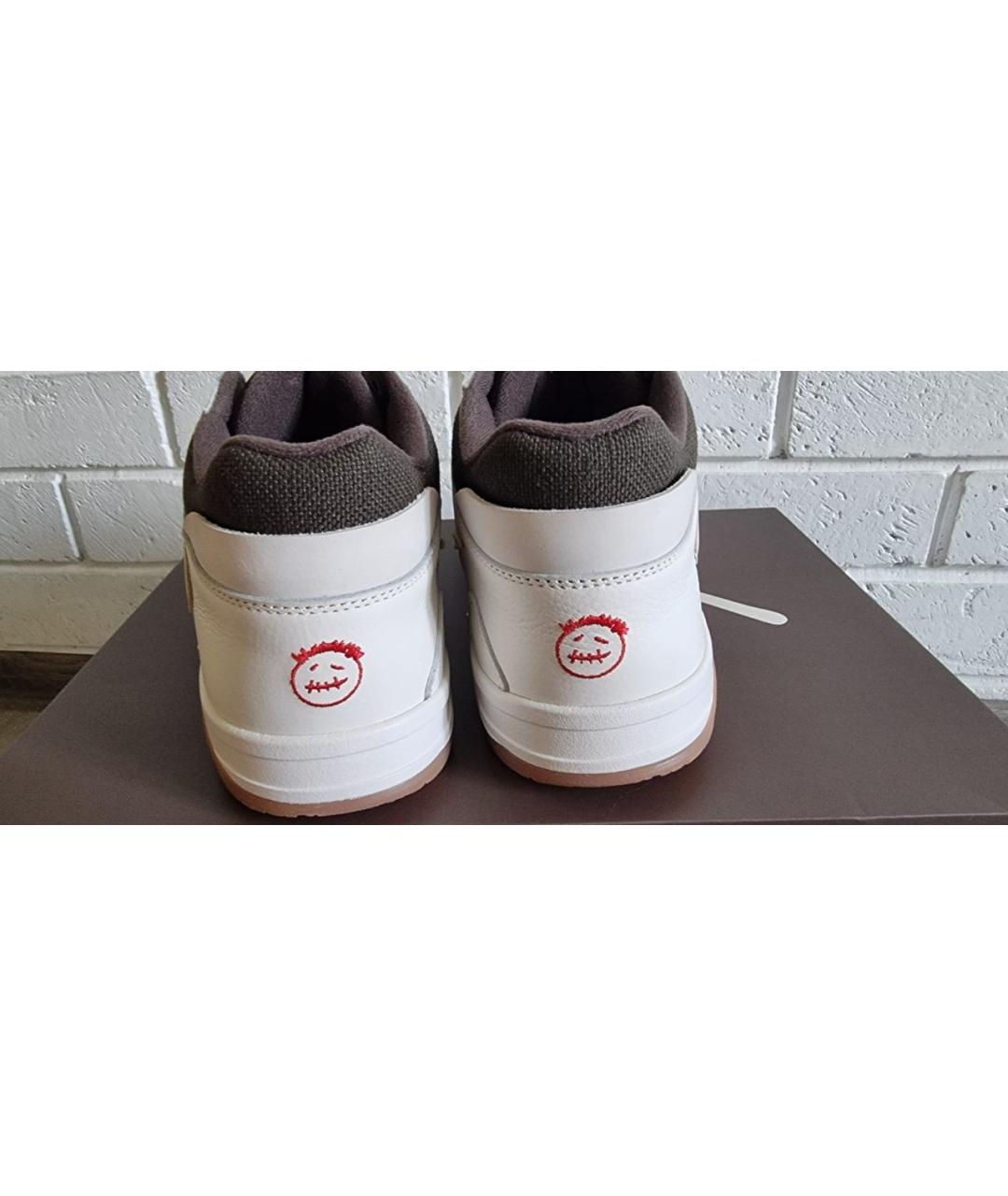 JORDAN Хаки текстильные низкие кроссовки / кеды, фото 3