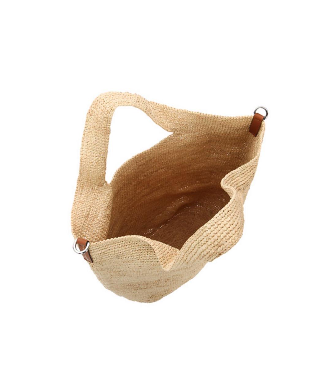 LOEWE Бежевая сумка тоут, фото 3