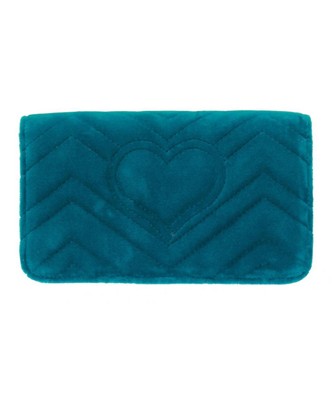 GUCCI Бирюзовая сумка через плечо, фото 3