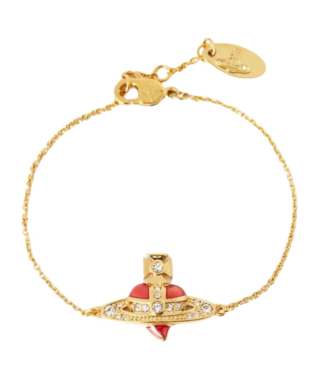 VIVIENNE WESTWOOD Золотой латунный браслет, фото 1