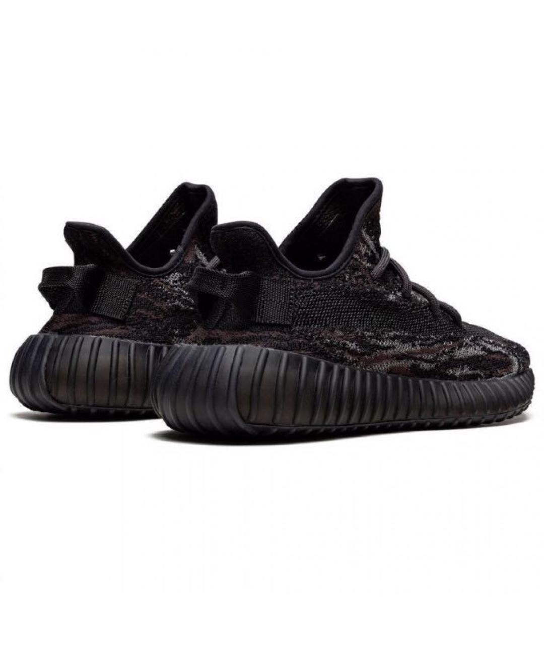 ADIDAS YEEZY Черные синтетические низкие кроссовки / кеды, фото 3