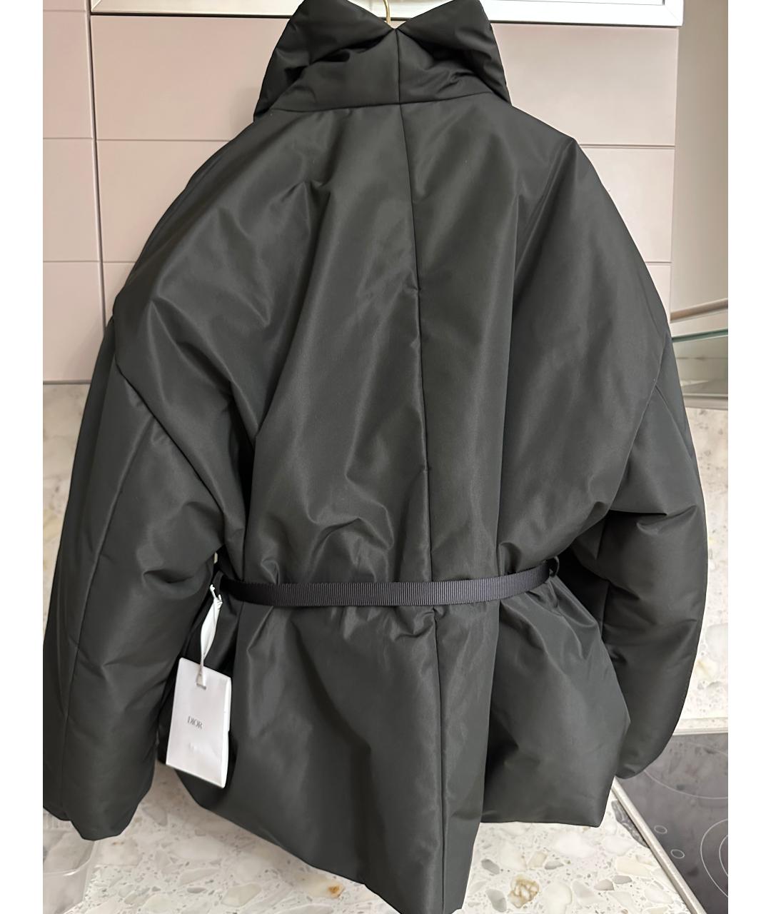 CHRISTIAN DIOR Черный полиэстеровый пуховик, фото 2