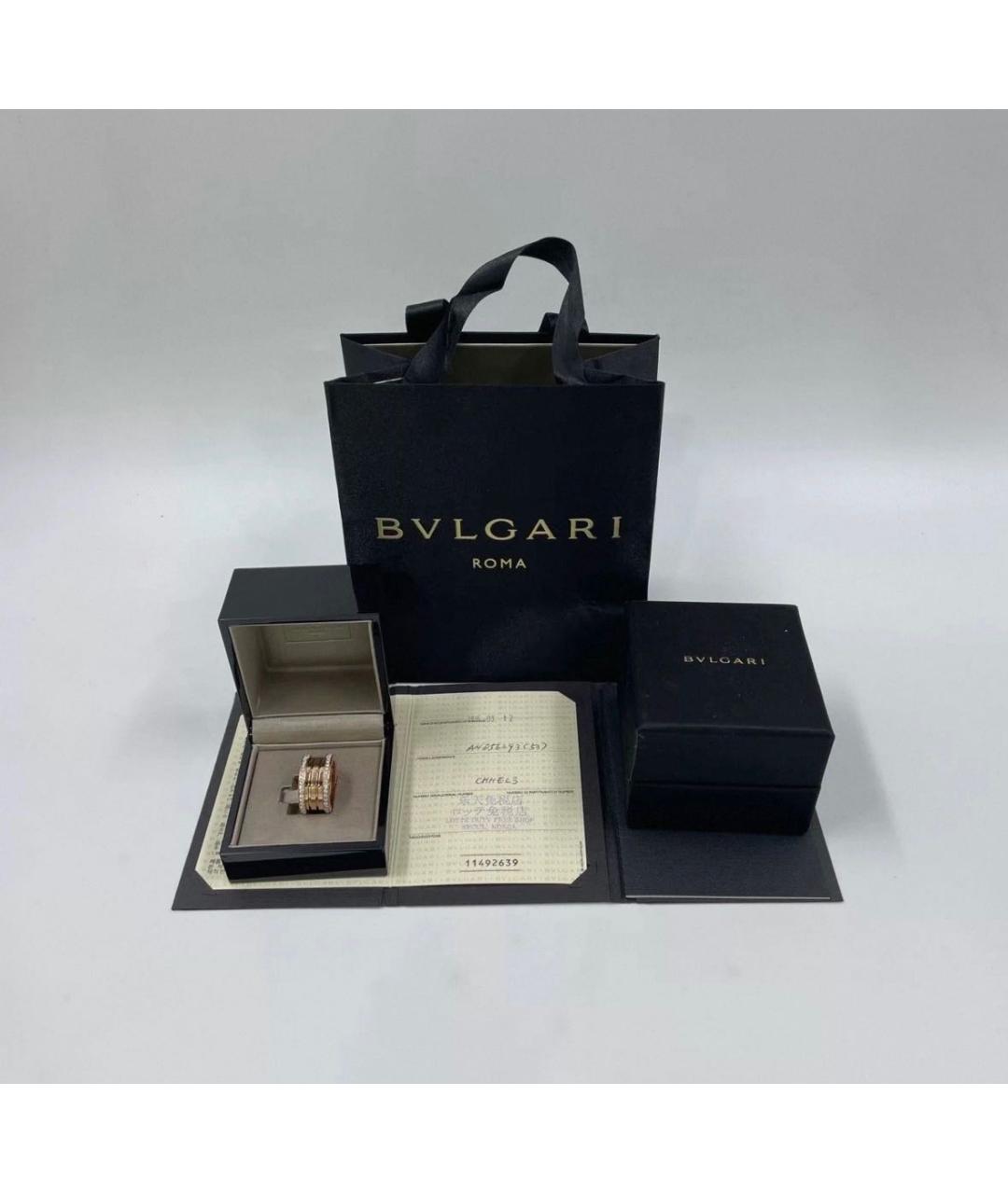 BVLGARI Золотое кольцо из розового золота, фото 6