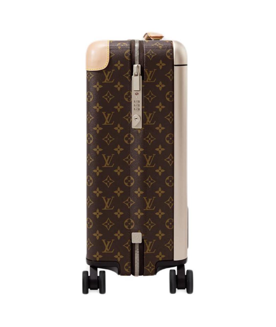 LOUIS VUITTON Коричневый чемодан, фото 3