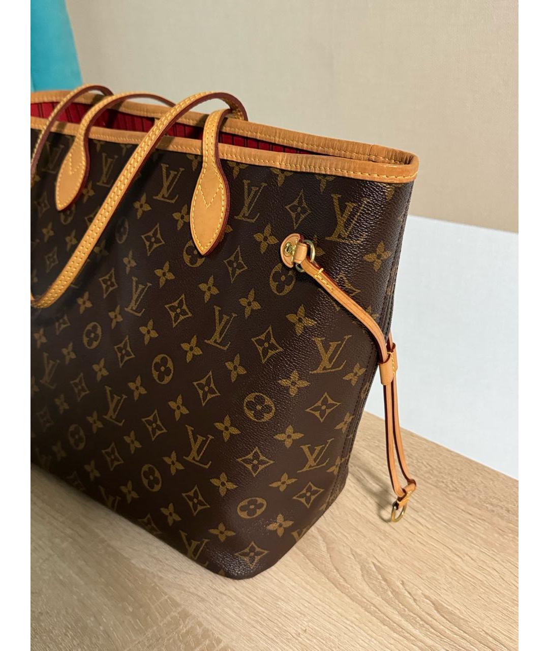 LOUIS VUITTON Коричневая сумка тоут, фото 2