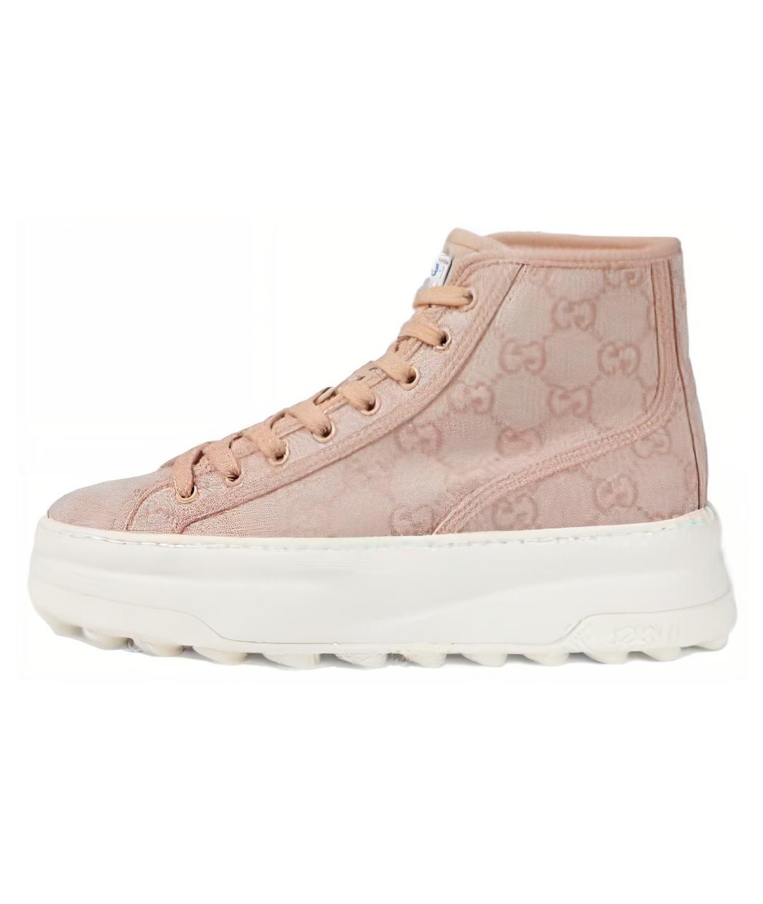 GUCCI Розовые кроссовки, фото 6